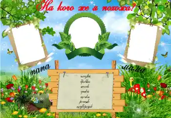 Fotoefekt nga kategoria Viti i parë № 68369. Mbishkrimi në kornizë: На кого Я похожа?