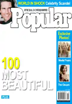 Fotoefekt nga kategoria Revistat № 4694. Mbishkrimi në kornizë: Popular