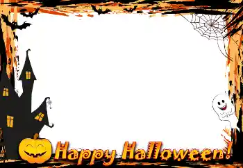 Fotoefekt nga kategoria Festa të ndryshme № 154389. Mbishkrimi në kornizë: Happy Halloween