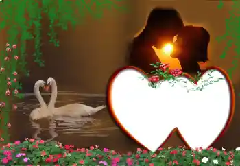 Fotoefekt nga kategoria Festa të ndryshme № 154570. Mbishkrimi në kornizë: Dita e puthjeve